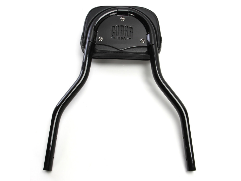 COBRA EXHAUST Short Quick Detachable Sissy Bar Kit – Black. Fits FX Softail 2006-2015 & Fatboy 2007-2017 with 200mm Rear Tyre.