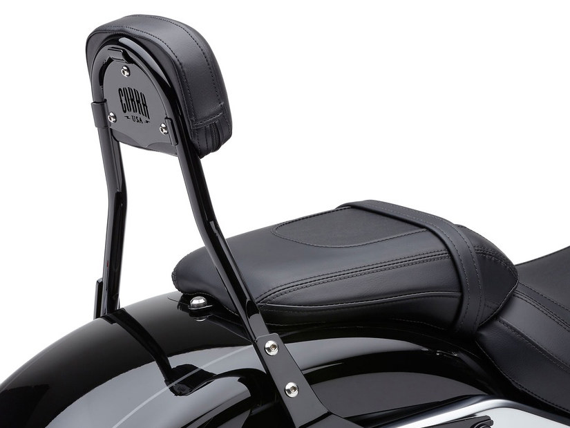 COBRA EXHAUST Short Quick Detachable Sissy Bar Kit – Black. Fits Fat Boy & Breakout 2018up.