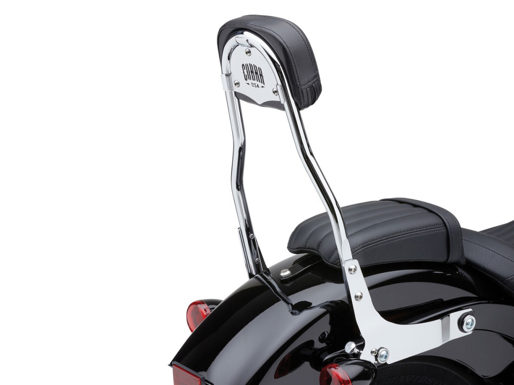 COBRA EXHAUST Short Quick Detachable Sissy Bar Kit – Chrome. Fits Low Rider 2018up & Low Rider S 20up.