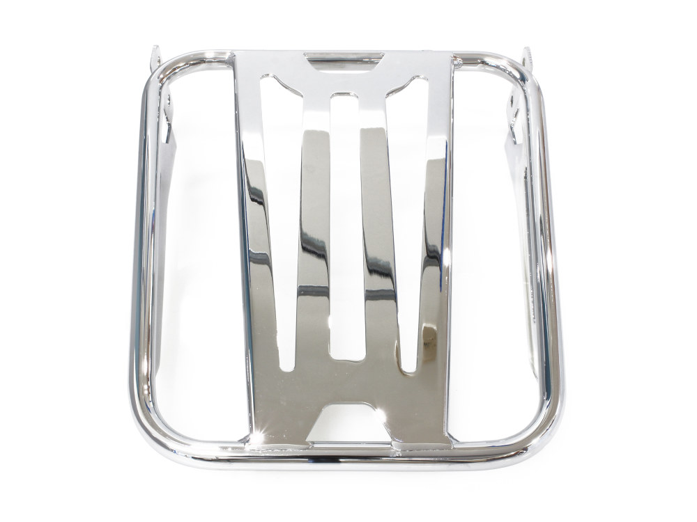 COBRA EXHAUST Quick Detachable Luggage Rack – Chrome. Fits Cobra Sissy Bars #’s COB-602-2001, COB-602-2004 & COB-602-2005.