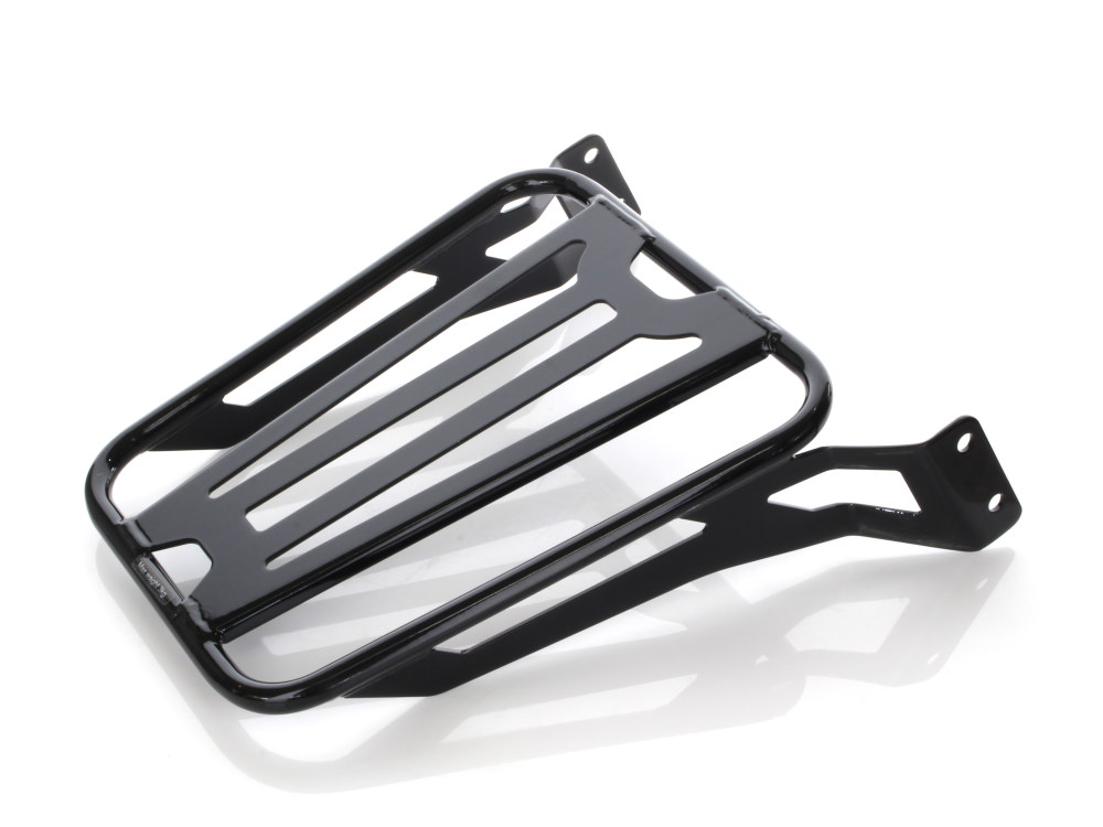 COBRA EXHAUST Quick Detachable Luggage Rack – Black. Fits Cobra Sissy Bar # COB-602-2002B.