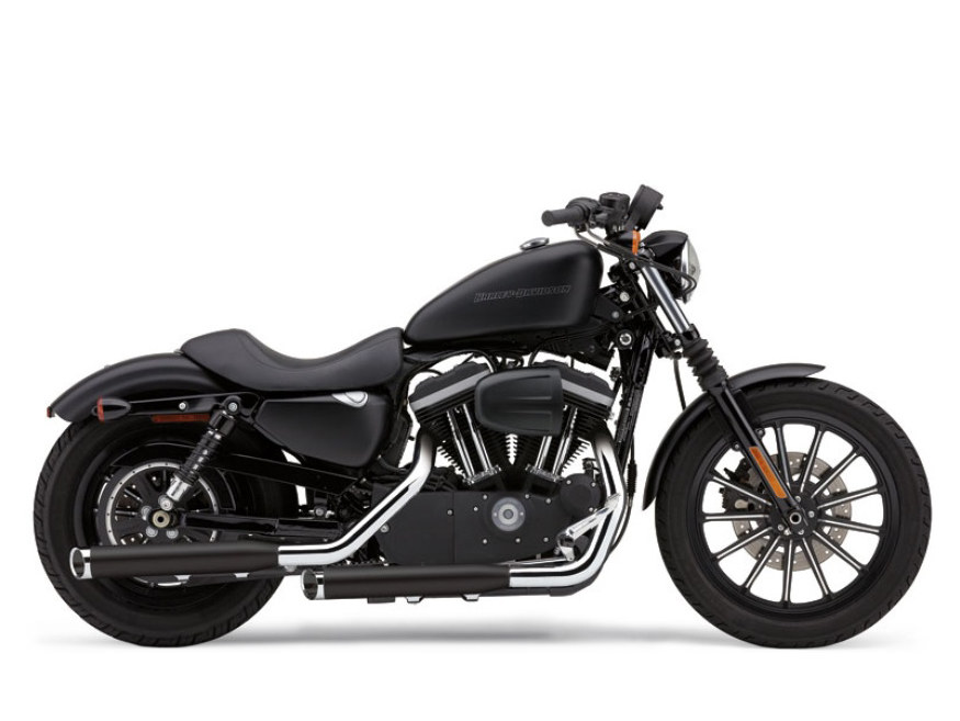 Mufflers; XL%2714-21 Slash Cut Blk