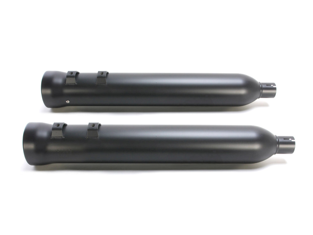 COBRA EXHAUST 4in. Neighbor Hater Slip-On Mufflers – Black. Fits Touring 2017up.