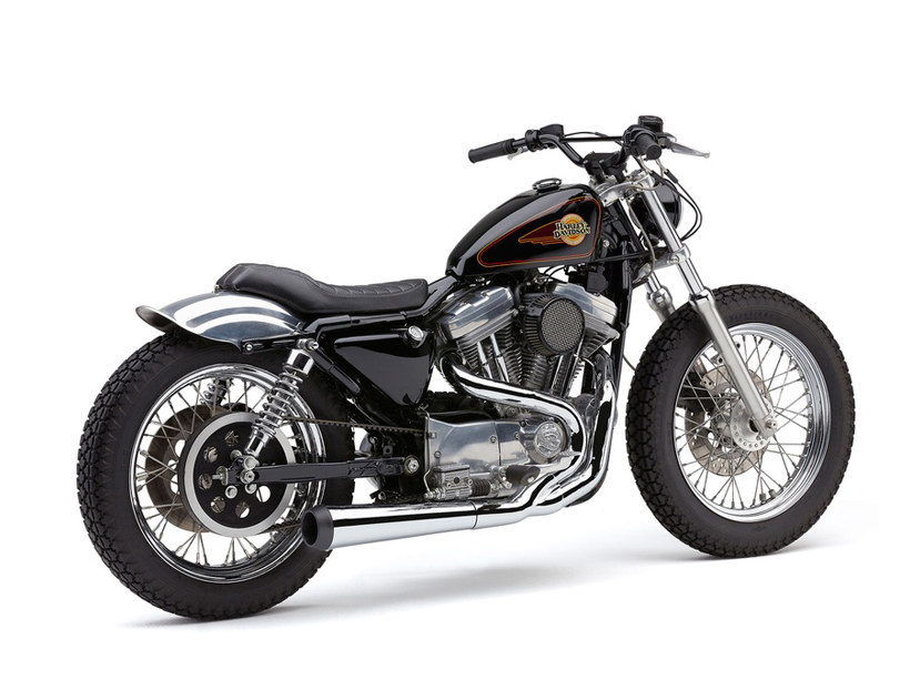 COBRA EXHAUST El Diablo 2-into-1 Exhaust – Chrome with Black End Cap. Fits Sportster 1986-2003.