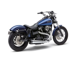 COBRA EXHAUST El Diablo 2-into-1 Exhaust – Chrome with Black End Cap. Fits Dyna 2006-2017. COBRA EXHAUST El Diablo 2-into-1 Exhaust – Chrome with Black End Cap. Fits Dyna 2006-2017.