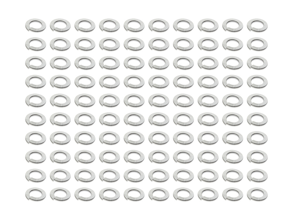 Colony Machine 5/16in. Lock Washer – Chrome. Pack of 100.