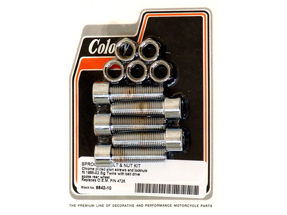 Bolt Kit; RR Pulley Chr 1-1/2