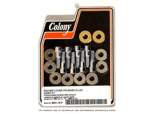 Colony Machine Rocker Cover Bolts. Fits Evo 1985-1999 & Sportster 1986-2021. Colony Machine Rocker Cover Bolts. Fits Evo 1985-1999 & Sportster 1986-2021.