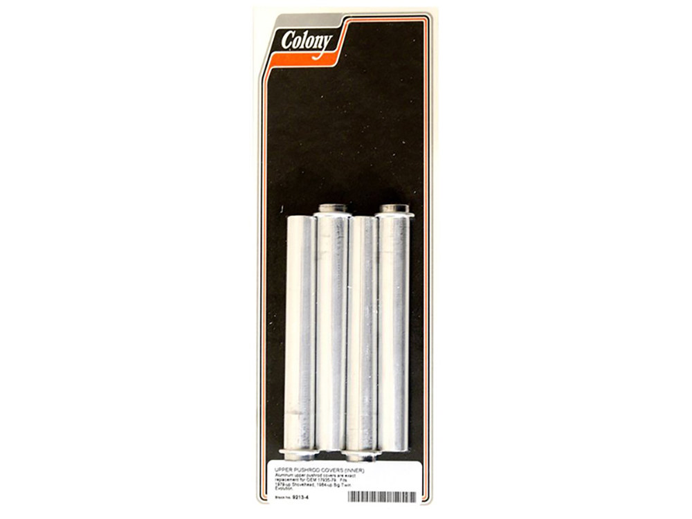 Colony Machine Inner Pushrod Covers. Fits Shovel 1979-1983, Big Twin 1984-1999 & Sportster 1986-1990.