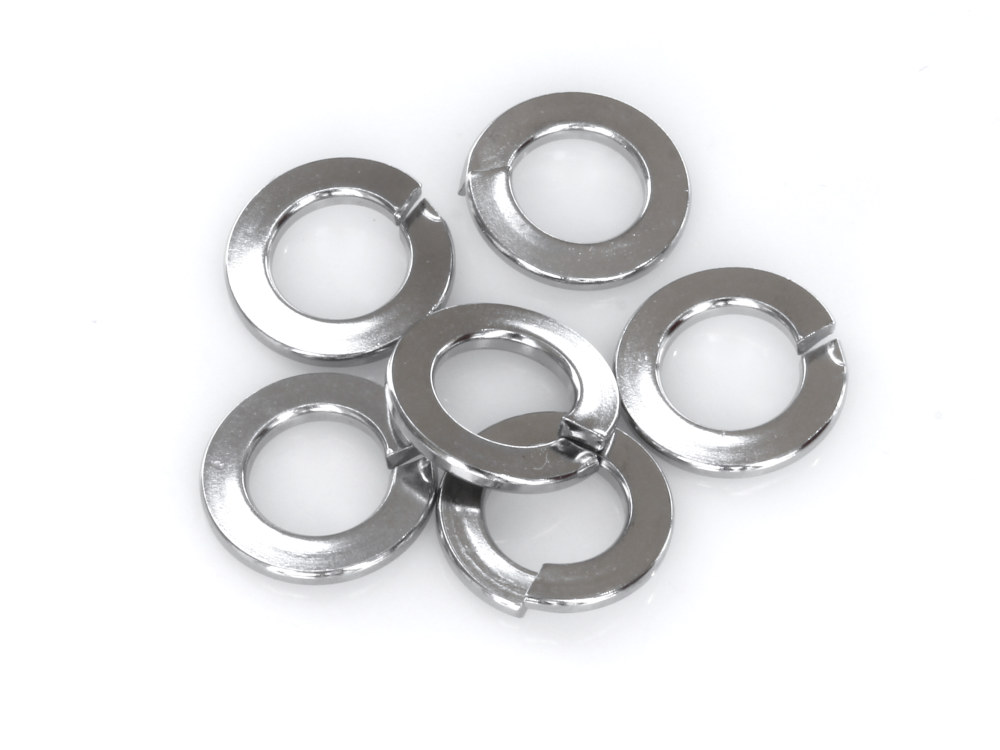 Colony Machine 7/16in. Lock Washer – Chrome. Pack 6.