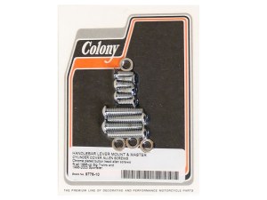 Colony Machine Handlebar Control Bolts – Chrome. Fits Big Twin 1996-2024 & Sportster 1996-2003 Colony Machine Handlebar Control Bolts – Chrome. Fits Big Twin 1996-2024 & Sportster 1996-2003