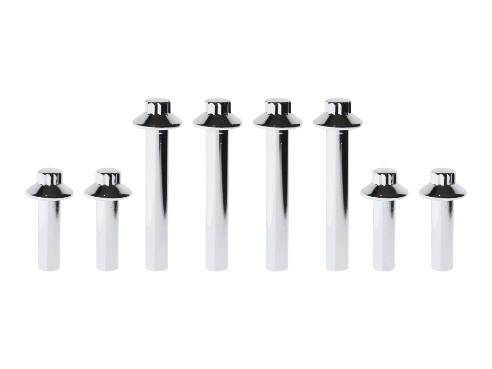 Colony Machine Head Bolts with Polished 12 Point – Chrome. Fits Evo Big Twin 1985-1991, Sportster 1986-1992 & S&S Heads.