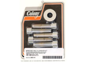 Colony Machine Rear Pulley or Sprocket Bolts – Chrome Allen Head. 7/16in.-14 x 1.75in. Colony Machine Rear Pulley or Sprocket Bolts – Chrome Allen Head. 7/16in.-14 x 1.75in.