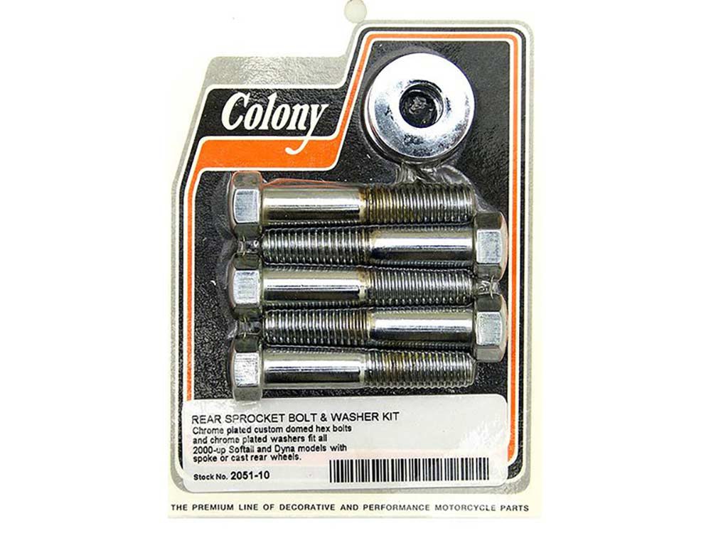 Bolt Kit; RR Pulley Chr 2-1/4