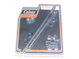 Colony Machine Engine Mount Bolt Kit – Chrome. Fits Softail 2000-2017 Colony Machine Engine Mount Bolt Kit – Chrome. Fits Softail 2000-2017
