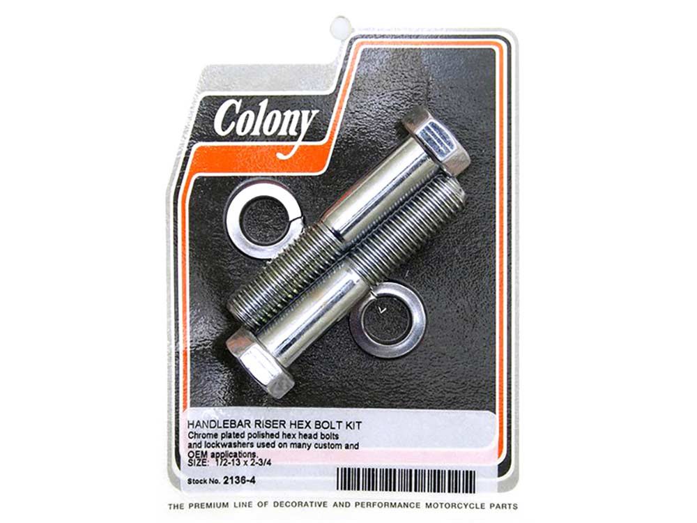 Riser Bolts; H/H 1/2-13 x 2-3/4