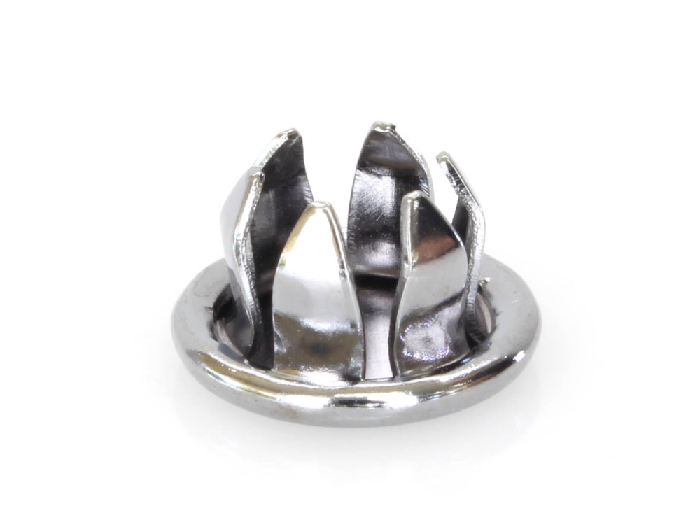 Colony Machine 5/16in. (8mm) Hole Plugs – Chrome. Pack of 100.