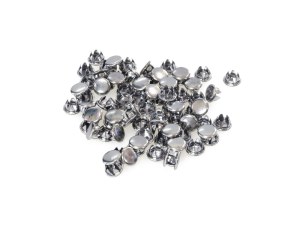Colony Machine 3/8in. (10mm) Hole Plugs – Chrome. Pack of 100. Colony Machine 3/8in. (10mm) Hole Plugs – Chrome. Pack of 100.