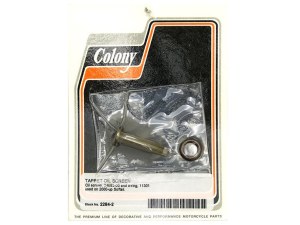 Colony Machine Tappet Oil Screen. Fits Twin Cam Softail 2000-2017 Colony Machine Tappet Oil Screen. Fits Twin Cam Softail 2000-2017