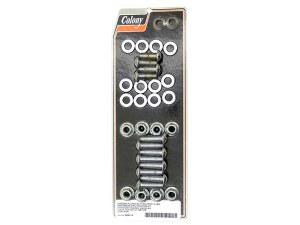 Colony Machine Polished Button Head Rear Fender Strut Mount Kit – Chrome. Fits Softail 1986-1999. Colony Machine Polished Button Head Rear Fender Strut Mount Kit – Chrome. Fits Softail 1986-1999.