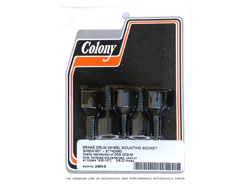 Colony Machine Drum Wheel Lugs. Fits Big Twin 1936-1972.