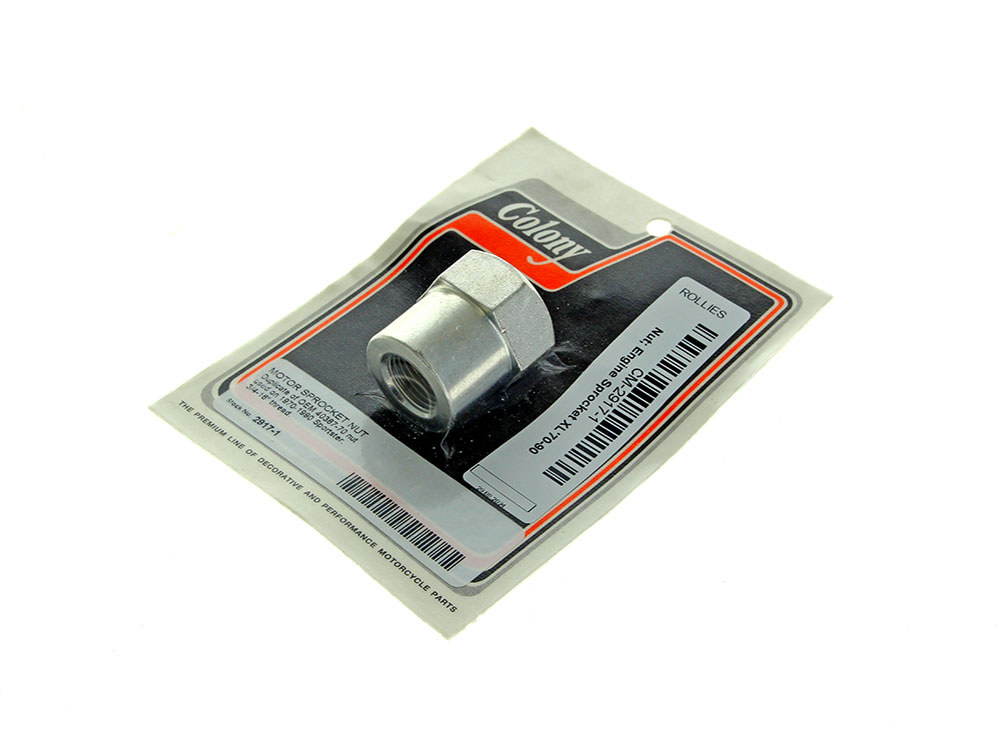 Colony Machine Sprocket Nut. Fits Sportster 1970-1990