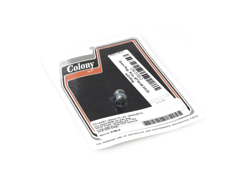 Drain Plug; Prim, BT%2704-06