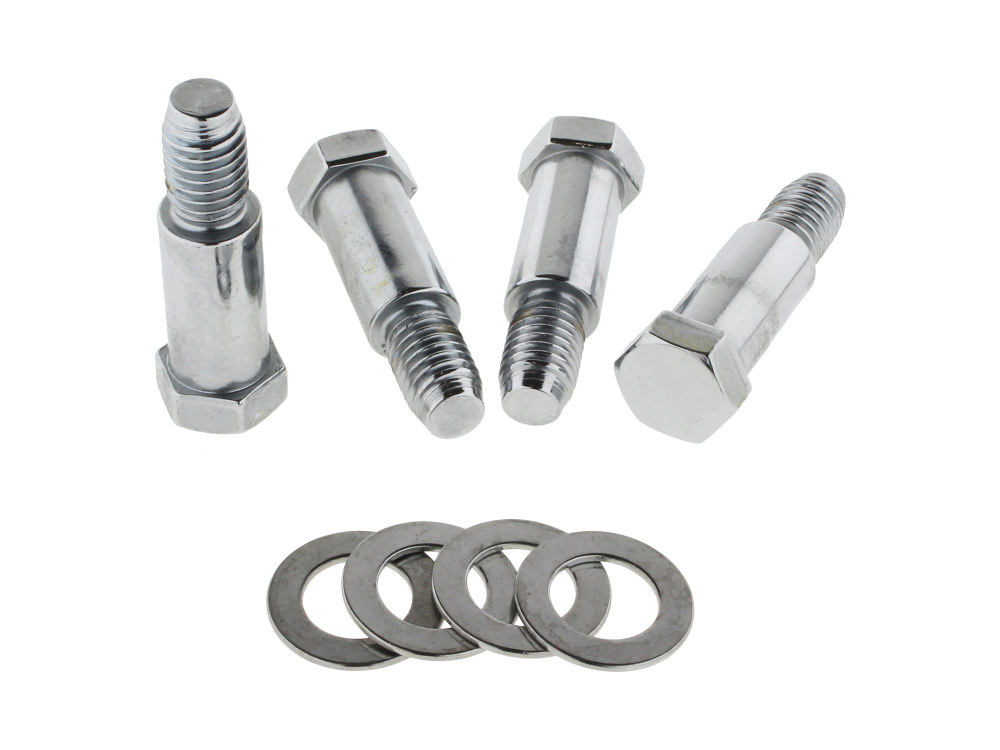 Colony Machine Shock Absorber Bolt Kit – Chrome. Fits Softail 1984-2017