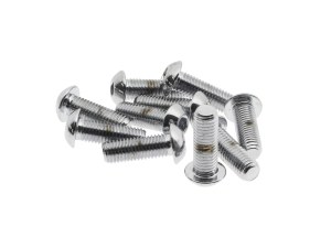 Colony Machine 1/4-28 x 3/4in. UNF Button Head Allen Bolts – Chrome. Pack 10. Colony Machine 1/4-28 x 3/4in. UNF Button Head Allen Bolts – Chrome. Pack 10.
