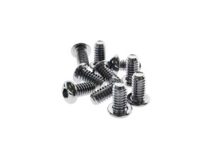 Colony Machine 1/4-20 x 1/2in. UNC Button Head Allen Bolts – Chrome. Pack 10. Colony Machine 1/4-20 x 1/2in. UNC Button Head Allen Bolts – Chrome. Pack 10.
