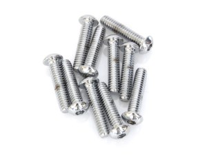 Colony Machine 1/4-20 x 1-1/8in. UNC Button Head Allen Bolts – Chrome. Pack 10. Colony Machine 1/4-20 x 1-1/8in. UNC Button Head Allen Bolts – Chrome. Pack 10.