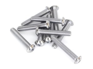 Colony Machine 5/16-18 x 1-3/4in. UNC Button Head Allen Bolts – Chrome. Pack 10. Colony Machine 5/16-18 x 1-3/4in. UNC Button Head Allen Bolts – Chrome. Pack 10.