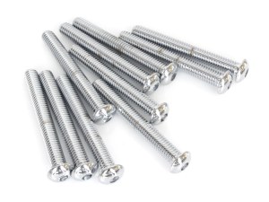 Colony Machine 3/8-16 x 3in. UNC Button Head Allen Bolts – Chrome. Pack 10. Colony Machine 3/8-16 x 3in. UNC Button Head Allen Bolts – Chrome. Pack 10.