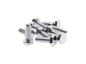 Colony Machine 1/4-20 x 3/4in. UNC Hex Head Bolts – Chrome. Pack 10. Colony Machine 1/4-20 x 3/4in. UNC Hex Head Bolts – Chrome. Pack 10.
