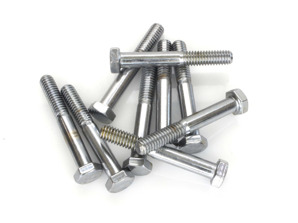 Colony Machine 5/16-18 x 2-1/4in. UNC Hex Head Bolt – Chrome. Pack 10.
