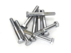 Colony Machine 5/16-18 x 2-1/4in. UNC Hex Head Bolt – Chrome. Pack 10. Colony Machine 5/16-18 x 2-1/4in. UNC Hex Head Bolt – Chrome. Pack 10.