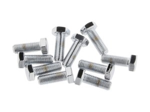 Colony Machine 5/16-24 x 7/8in. UNF Hex Head Bolts – Chrome. Pack 10. Colony Machine 5/16-24 x 7/8in. UNF Hex Head Bolts – Chrome. Pack 10.