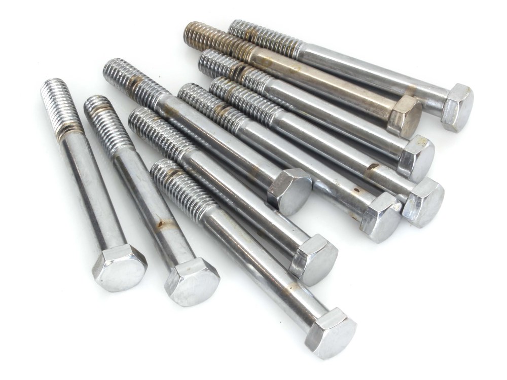 Colony Machine 3/8-16 x 3-1/4in. UNC Hex Head Bolt – Chrome. Pack 10.