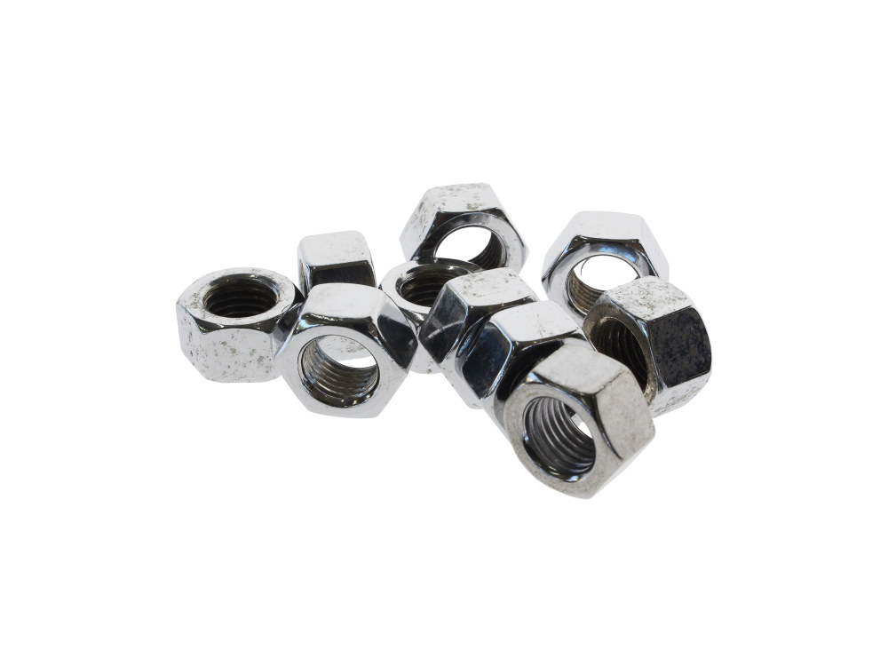 Nut; Hex unf 3/8-24 (Pk10) Chr