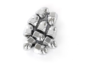 Colony Machine 1/4-20 UNC Acorn OEM Style Nuts – Chrome. Pack 10. Colony Machine 1/4-20 UNC Acorn OEM Style Nuts – Chrome. Pack 10.