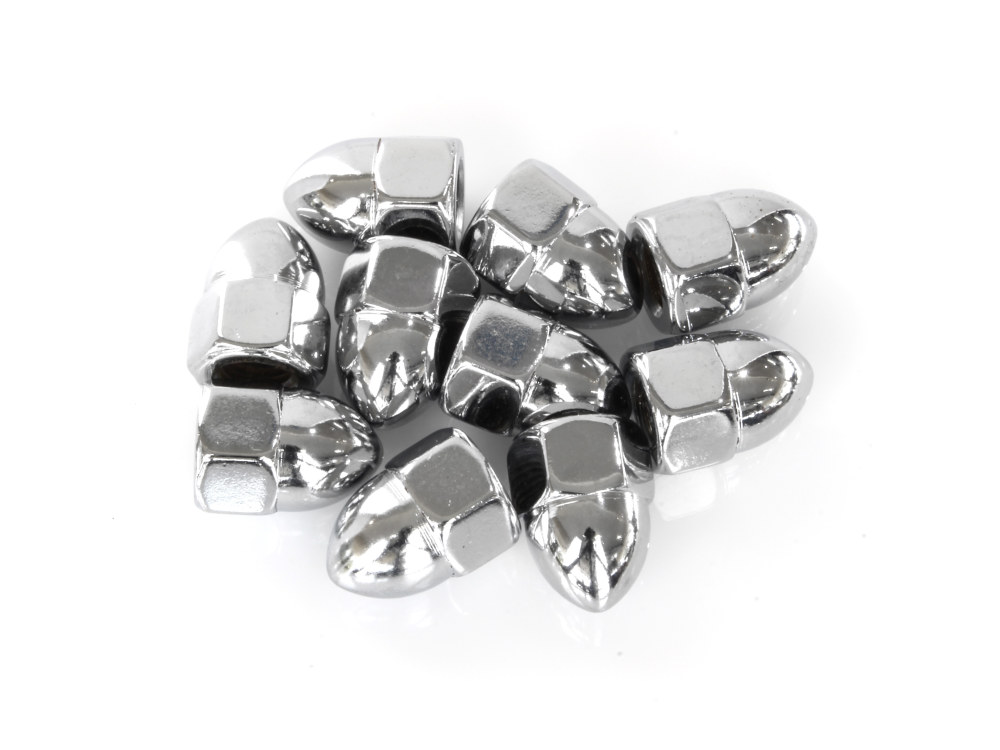 Colony Machine 5/16-24 UNF Acorn OEM Style Nuts – Chrome. Pack 10.