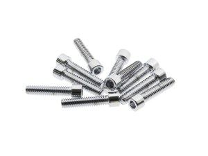 Colony Machine 1/4-20 x 1-1/8in. UNC Polished Socket Head Allen Bolts – Chrome. Pack 10. Colony Machine 1/4-20 x 1-1/8in. UNC Polished Socket Head Allen Bolts – Chrome. Pack 10.