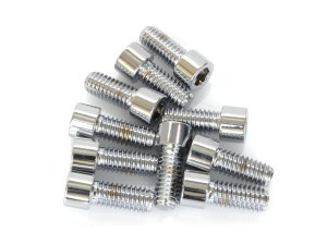 Colony Machine 5/16-18 x 3/4in. UNC Polished Socket Head Allen Bolts – Chrome. Pack 10. Colony Machine 5/16-18 x 3/4in. UNC Polished Socket Head Allen Bolts – Chrome. Pack 10.