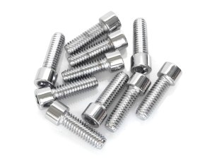 Colony Machine 5/16-18 x 1in. UNC Polished Socket Head Allen Bolts – Chrome. Pack 10. Colony Machine 5/16-18 x 1in. UNC Polished Socket Head Allen Bolts – Chrome. Pack 10.