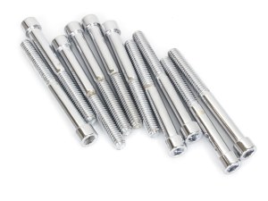 Colony Machine 5/16-18 x 3in. UNC Polished Socket Head Allen Bolts – Chrome. Pack 10. Colony Machine 5/16-18 x 3in. UNC Polished Socket Head Allen Bolts – Chrome. Pack 10.