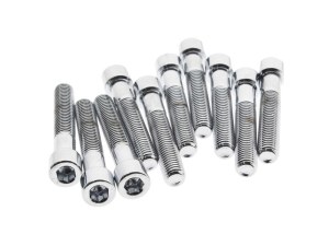 Colony Machine 1/4-28 x 1-1/2in. UNF Polished Socket Head Allen Bolts – Chrome. Pack 10. Colony Machine 1/4-28 x 1-1/2in. UNF Polished Socket Head Allen Bolts – Chrome. Pack 10.