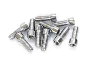 Colony Machine 5/16-24 x 7/8in. UNF Polished Socket Head Allen Bolts – Chrome. Pack 10. Colony Machine 5/16-24 x 7/8in. UNF Polished Socket Head Allen Bolts – Chrome. Pack 10.