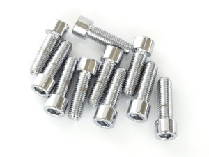 Colony Machine 5/16-24 x 1in. UNF Polished Socket Head Allen Bolts – Chrome. Pack 10. Colony Machine 5/16-24 x 1in. UNF Polished Socket Head Allen Bolts – Chrome. Pack 10.