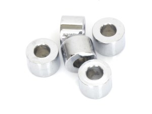 Colony Machine 1/4in. ID x 3/8in. Wide Steel Spacers – Chrome. Pack 5. Colony Machine 1/4in. ID x 3/8in. Wide Steel Spacers – Chrome. Pack 5.