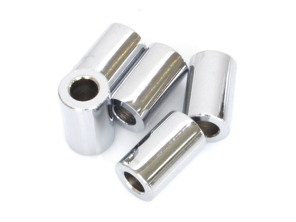 Colony Machine 5/16in. ID x 1in. Wide Steel Spacers – Chrome. Pack 5.